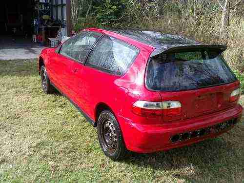 Sell new 94 honda civic eg hatch street legal drag shell ...