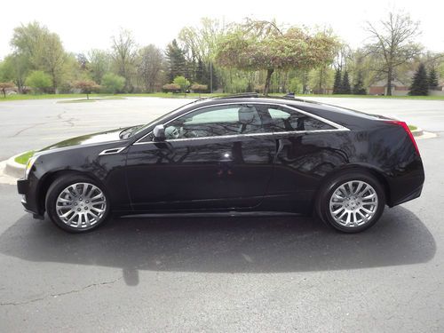 2011 cadillac cts coupe awd leather,navigation,moonroof no reserve