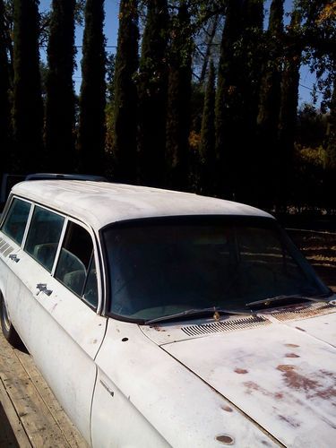 Corvair wagon lakewood 500 california black plates barn find project no reserve