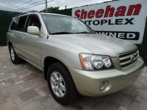 2002 toyota highlander mint condition leather sunroof florida car clean