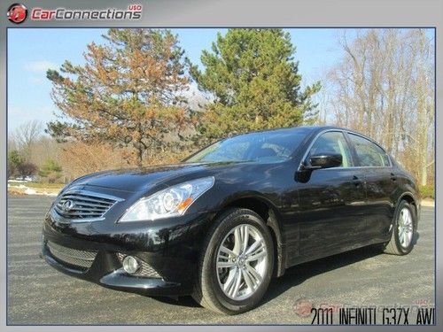 2011 g37x  awd back up camera g37 x heated seats 1 owner g 37x clean carfax