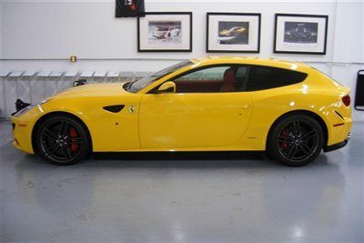 2013 ferrari ff awd $376k msrp loaded yellow over red interior low miles