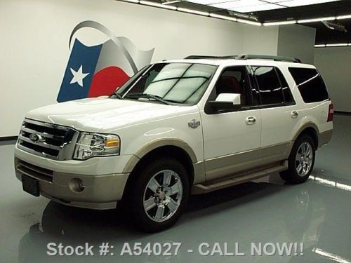 2010 ford expedition king ranch sunroof dvd 20&#039;s 74k mi texas direct auto