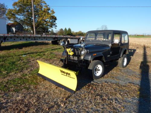 Jeep meyer plow snow #5