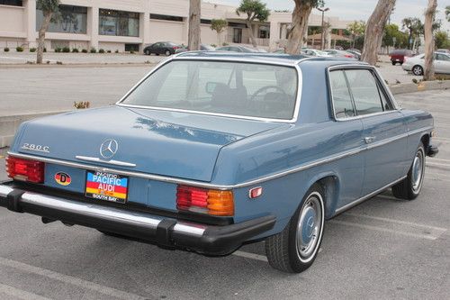 1974 mercedes benz 280c 2 door w114 coupe 70' german old school design classic