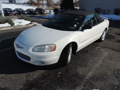 03 chrysler sebring lxi convt. clean carfax leather super clean no reserve