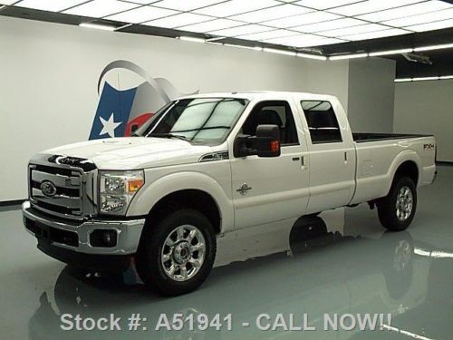 2011 ford f350 lariat fx4 4x4 diesel sunroof nav 30k mi texas direct auto