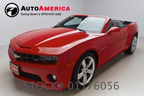 24k low miles 2011 chevy camaro ss convertible ls2 6.2l v8 leather