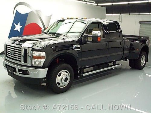 2009 ford f-350 lariat crew 4x4 v10 sunroof nav 21k mi texas direct auto