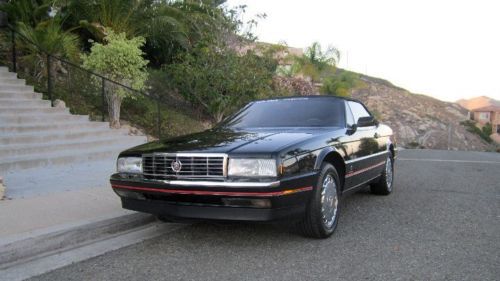 1990.5 cadillac allante convertible - perfect carfax - 59,500 miles - runs great