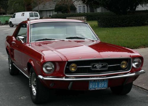 Beautiful real gt optioned- marti confirmed- 1967 ford mustang gt coupe - 12k mi