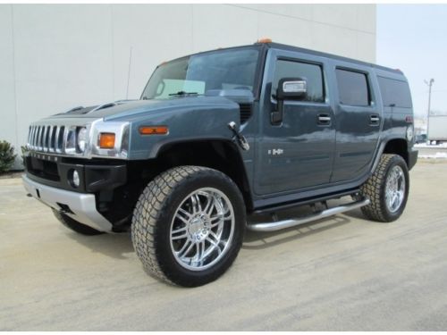2008 hummer h2 suv 4wd navigation 22&#034; wheels fully loaded 1 owner must see