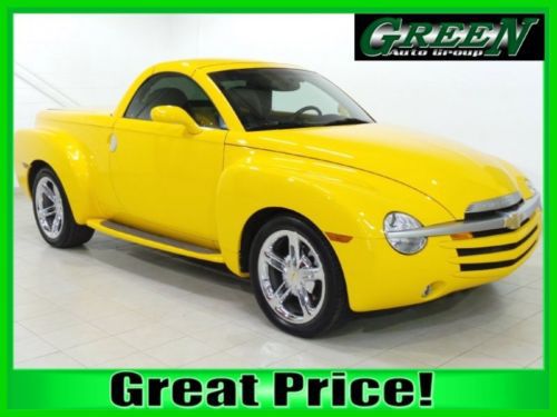 Yellow ssr 6l v8 auto rwd convertible truck ac bucket seats leather cd cruise