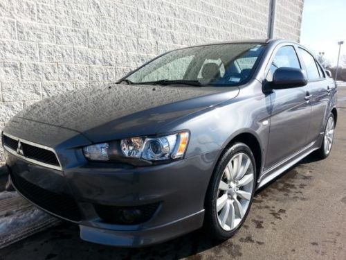 10 mitsubishi lancer gts leather sunroof heated seats spoiler rockford fosgate