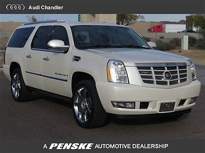 Escalade esv navigation rear entertainment 1 owner clean carfax climate package