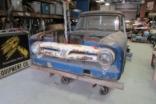 53 ford pick up truck complete body 1953 50th anniv good patina rat rod cab bed