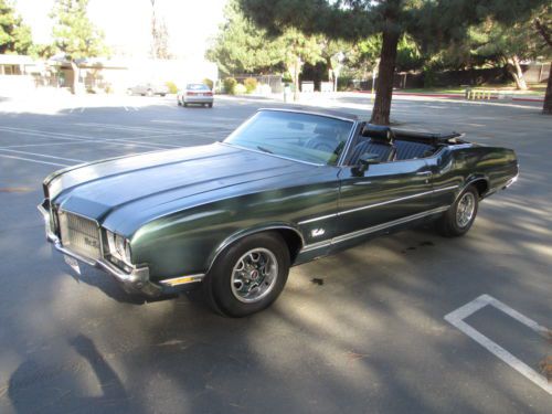 1971 oldsmobile cutlass supreme convertible, solid california car, no reserve!