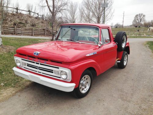 62 ford stepside shorbed f perfect running condition. restored 8 years ago