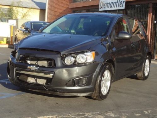 2014 chevrolet sonic lt damaged salvage rebuilder must see export welcome!!