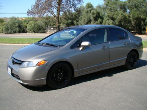 2007 honda civic ex sedan, automatic, roof, custom wheels, tint, don&#039;t miss!