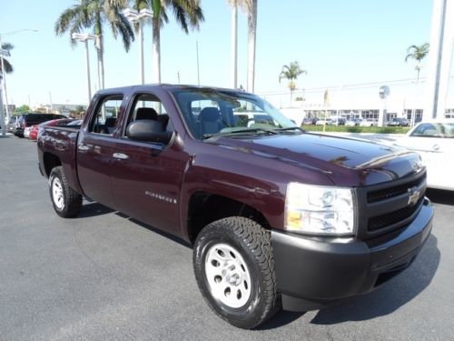 2008 chevrolet silverado 1500 one owner - w/t crew cab clean carfax liner more!