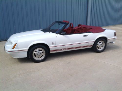 1984 1/2 ford mustang gt350 convertible 20th anniversary limited edition