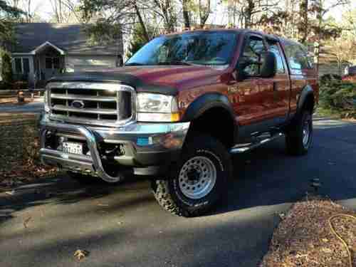 Sell used MD Inspected 2002 Ford F350 SuperDuty 4x4 SuperCab XLT - 6&quot; Lift - Pickup Truck in ...