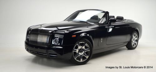 2010 rolls-royce phantom drophead coupe black new factory warranty 4542 miles!