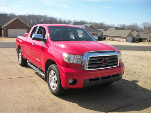 2008 toyota tundra, double cab limited, trd off road package 2 wheel drive.