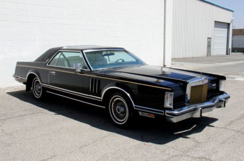 1979 lincoln continental mark v collectors series-1 owner-low miles-no reserve