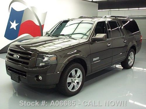 2008 ford expedition ltd el leather sunroof nav dvd 91k texas direct auto