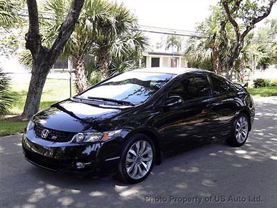 2011 honda civic si coupe navigation one owner clean carfax 6spd manual vtec 2.0