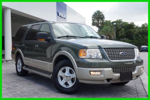 2005 ford expedition eddie bauer suv sunroof leather 3rd row seat clean carfax