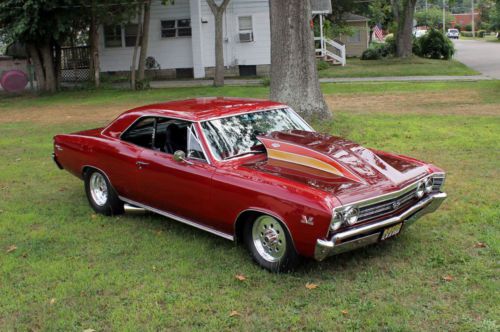 Awesome 1967 chevelle 427 th400 12 bolt posi tubular suspension 4 link $80k cost
