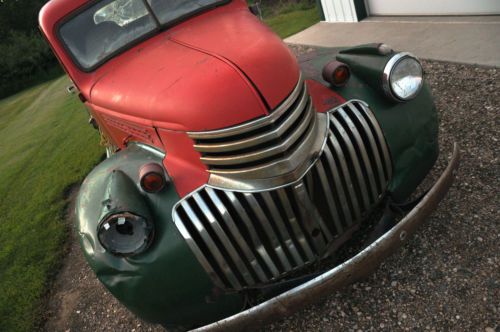 1946 chevy pickup - mostly complete and a very restorable 46 chevrolet