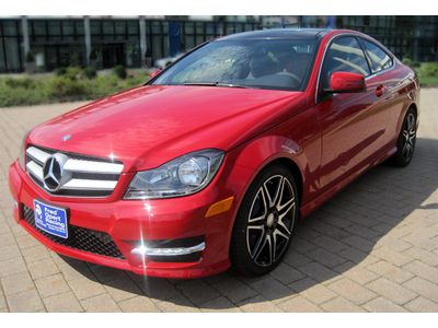 Brand new 2013 mb c350 c4-matic all wheel drive coupe