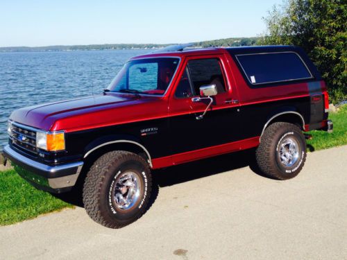 1990 ford bronco 4x4, 5.8 litre w/k&amp;n cold air intake, towing package