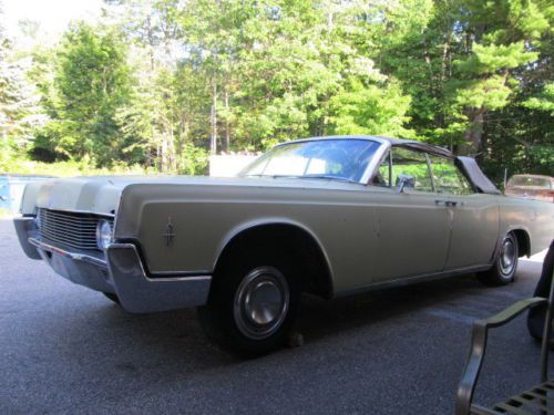 1966 LINCOLN CONTINENTAL CONVERTIBLE EXCELLENT PROJECT CAR NO RESERVE, image 23