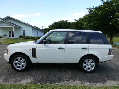 2004 land rover "range rover" low miles