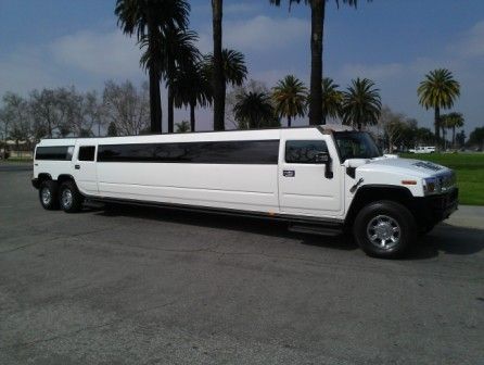 2007 white 30 passenger hummer h2 double axle limo for sale