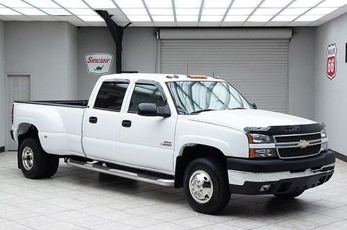2005 chevy 3500 diesel 4x4 dually lt crew cab heated leather bose 1 owner