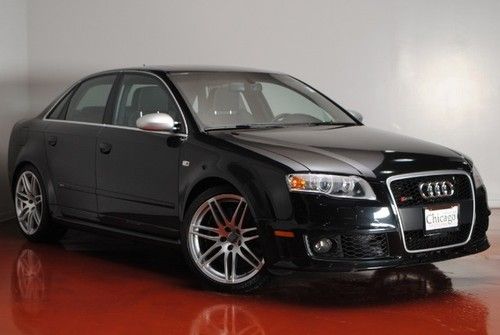 2007 audi rs4 brillant black black leather 420hp fully serviced