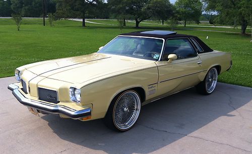 1973 oldsmobile cutlass supreme base coupe 2-door 350 rocket gold