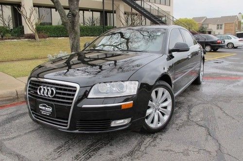 2010 audi a8 l fully loaded navi back up cam 1 owner carfax amaretto leather!