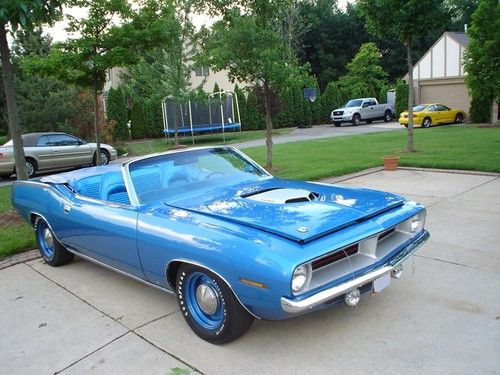 1970 plymounth hemi cuda convertible