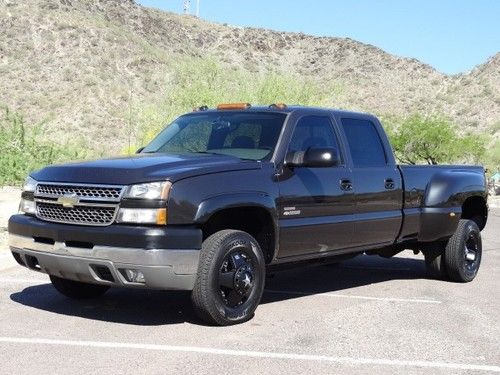 2005 chevy 3500 duramax 6.6 turbo diesel 4x4 dually crew cab 1 owner