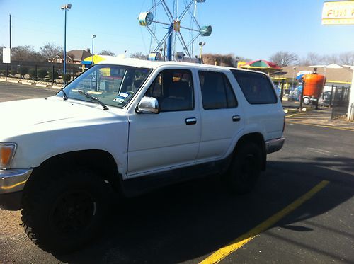 1991 toyota 4runner sr5 2wd v6 white