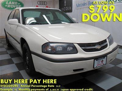 2005(05)impala we finance bad credit! buy here pay here low down $799