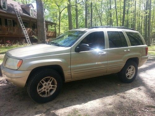1999 jeep grand cherokee limited edition, clean title, running needs work