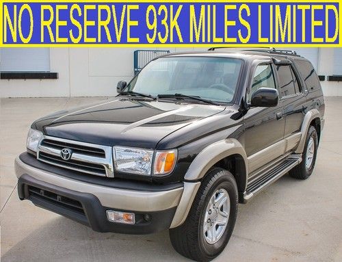 No reserve only 93k miles 4x4 leather sunroof diff lock tacoma 01 02